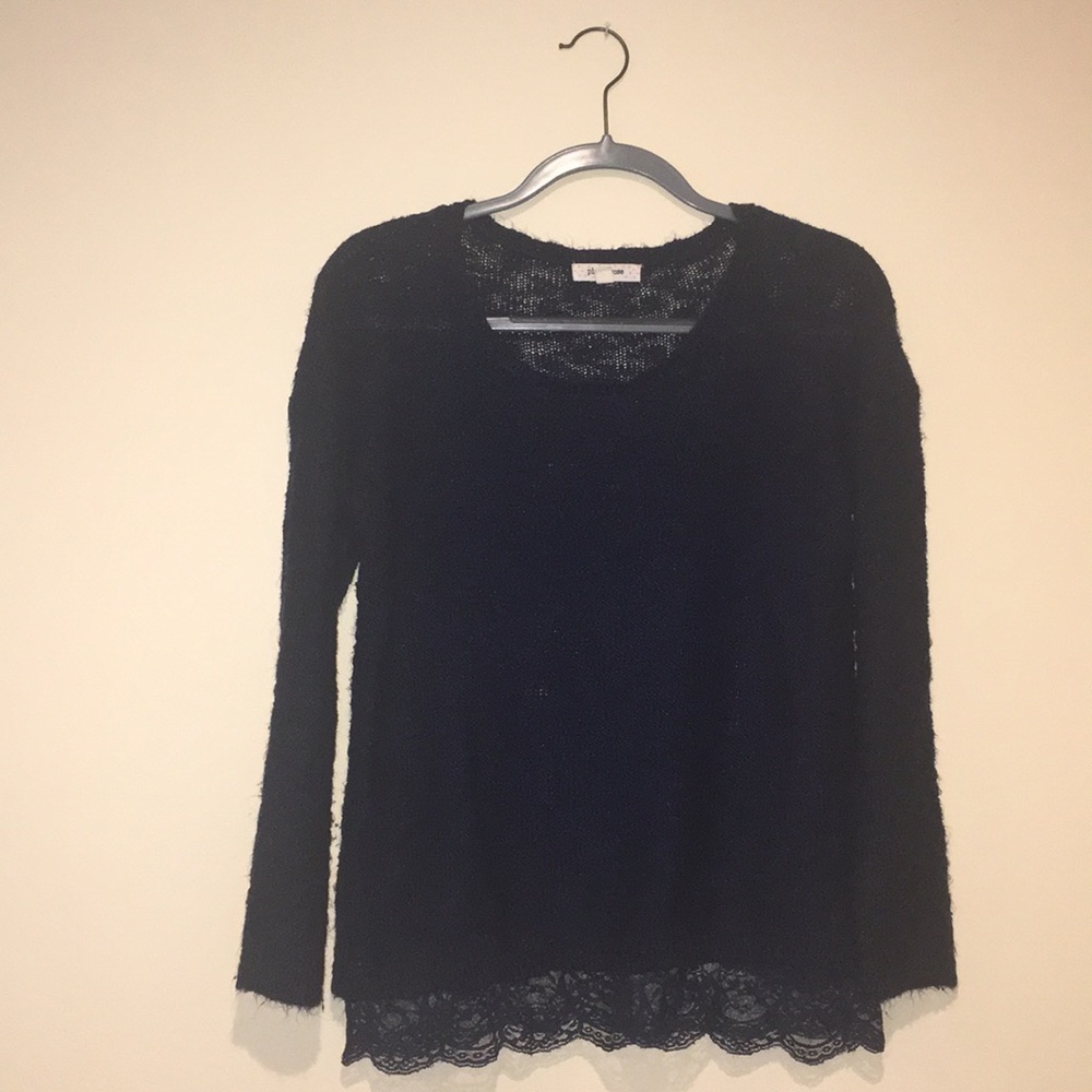 Navy Blue Sweater. Size: Large